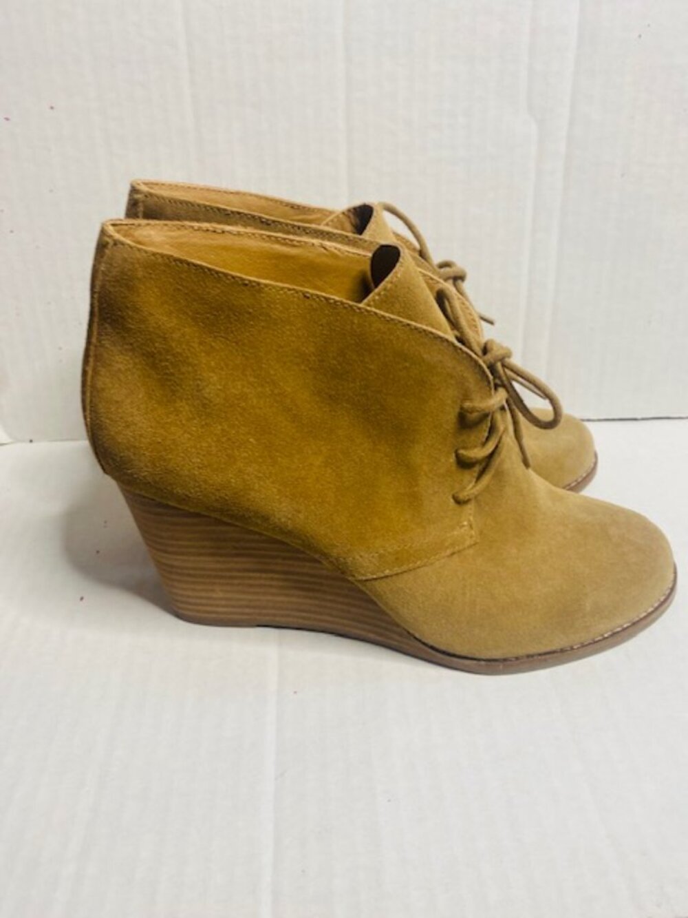 Lucky Brand Suede Wedge Bootie